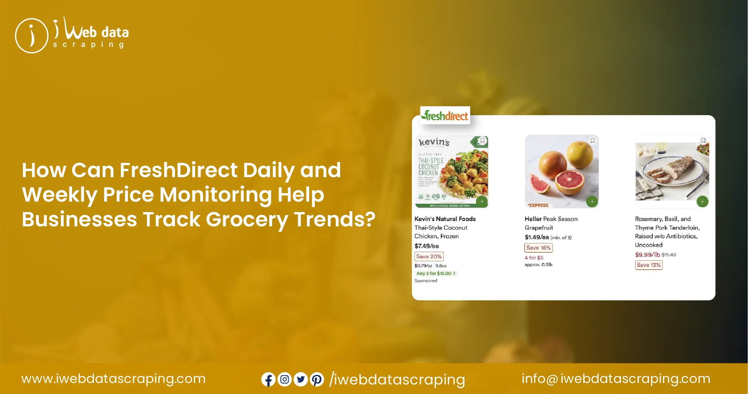 FreshDirect Daily and Weekly Price Monitoring for Grocery Trends